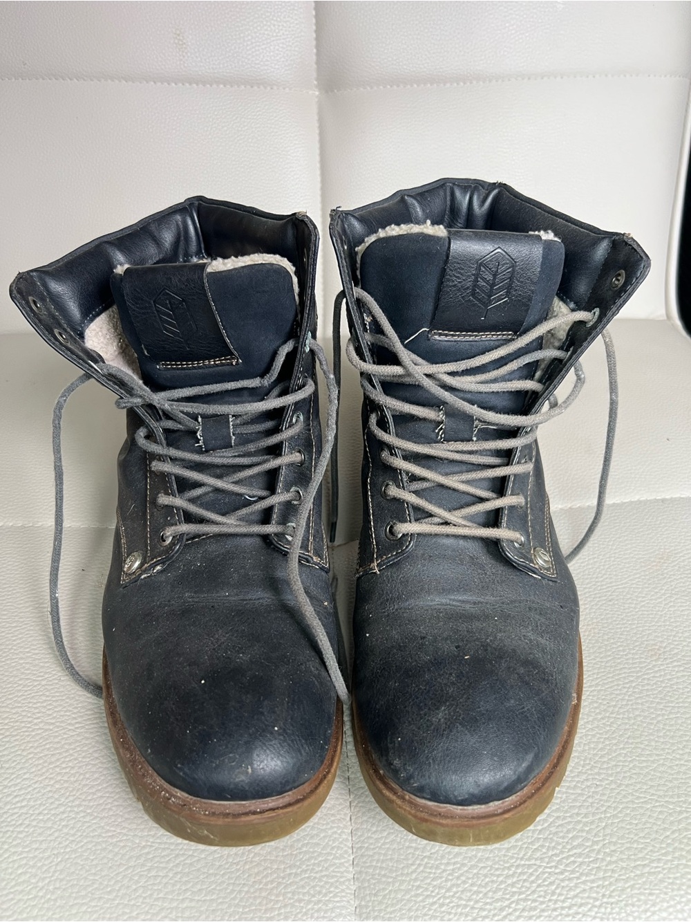 Call It Spring Black Lace-Up Men's Winter Boots